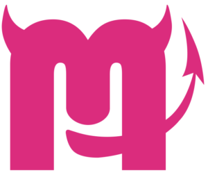 M with tail and horns from the TLM logo